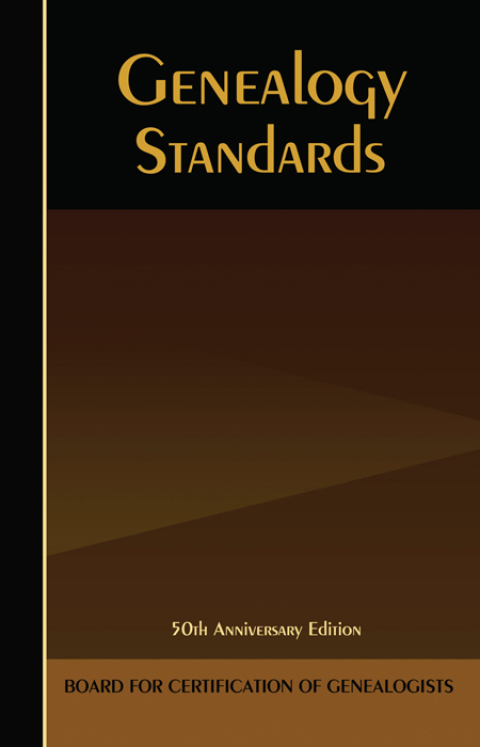 Cover image for book Genealogy Standards