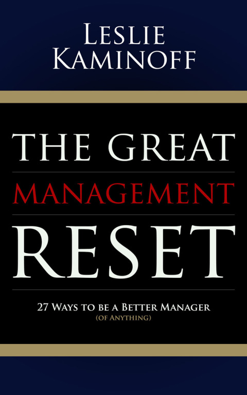 Cover image for book The Great Management Reset