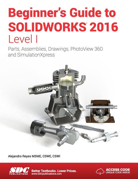 Cover image for book Beginner's Guide to SOLIDWORKS 2016 - Level I