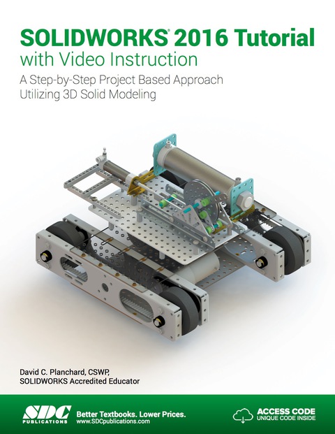 Cover image for book SOLIDWORKS 2016 Tutorial with Video Instruction