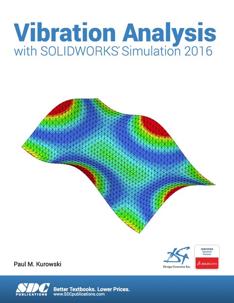 Cover image for book Vibration Analysis with SOLIDWORKS Simulation 2016