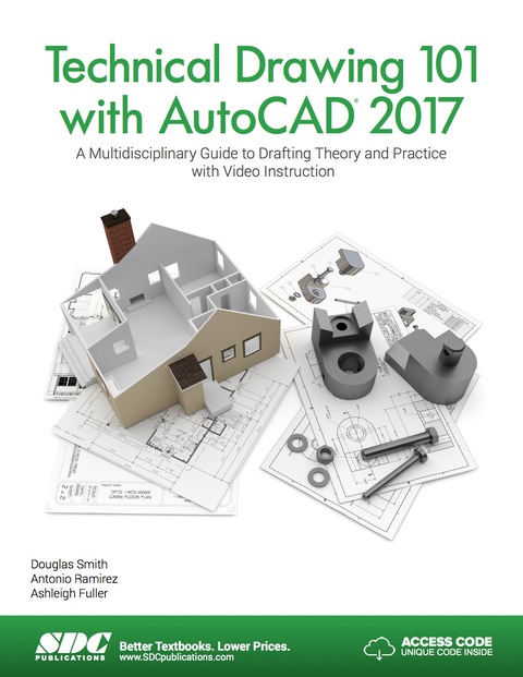 Cover image for book Technical Drawing 101 with AutoCAD 2017