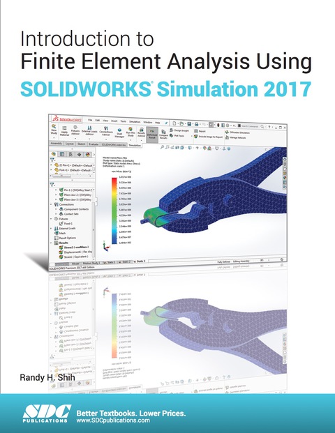 Cover image for book Introduction to Finite Element Analysis Using SOLIDWORKS Simulation 2017