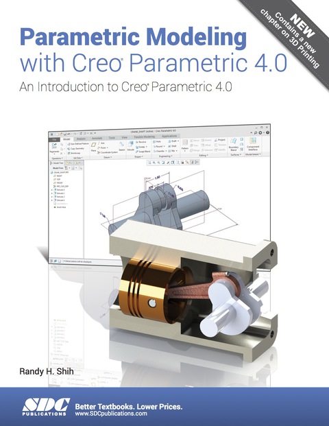Cover image for book Parametric Modeling with Creo Parametric 4.0