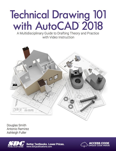 Cover image for book Technical Drawing 101 with AutoCAD 2018