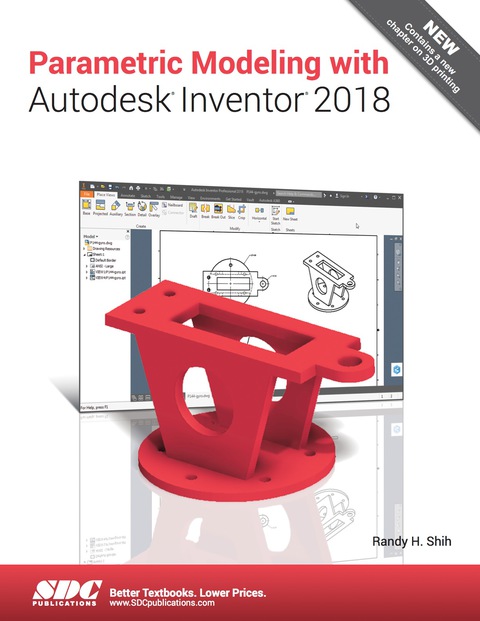 Cover image for book Parametric Modeling with Autodesk Inventor 2018