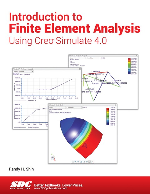 Cover image for book Introduction to Finite Element Analysis Using Creo Simulate 4.0