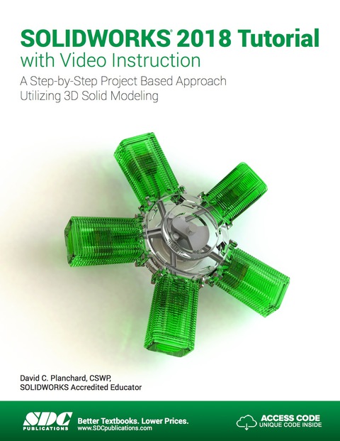 Cover image for book SOLIDWORKS 2018 Tutorial with Video Instruction