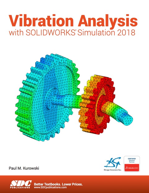 Cover image for book Vibration Analysis with SOLIDWORKS Simulation 2018