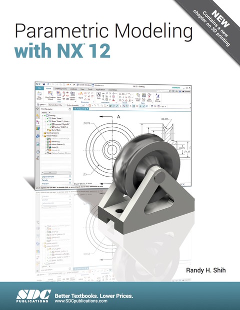 Cover image for book Parametric Modeling with NX 12