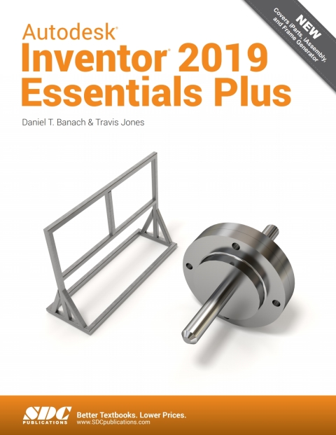Cover image for book Autodesk Inventor 2019 Essentials Plus