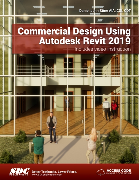 Cover image for book Commercial Design Using Autodesk Revit 2019