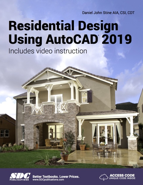 Cover image for book Residential Design Using AutoCAD 2019
