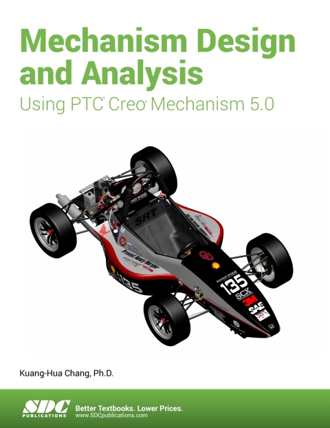 Cover image for book Mechanism Design and Analysis Using PTC Creo Mechanism 5.0