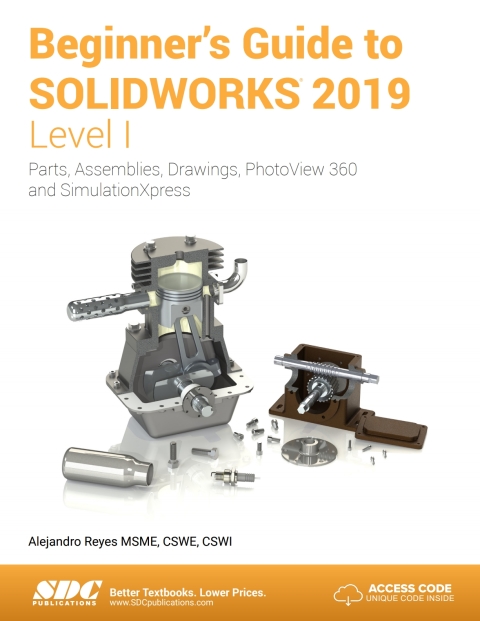 Cover image for book Beginner's Guide to SOLIDWORKS 2019 - Level I