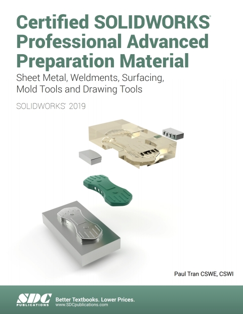 Cover image for book Certified SOLIDWORKS Professional Advanced Preparation Material (SOLIDWORKS 2019)