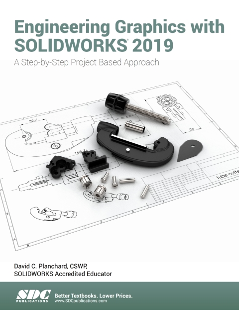 Cover image for book Engineering Graphics with SOLIDWORKS 2019