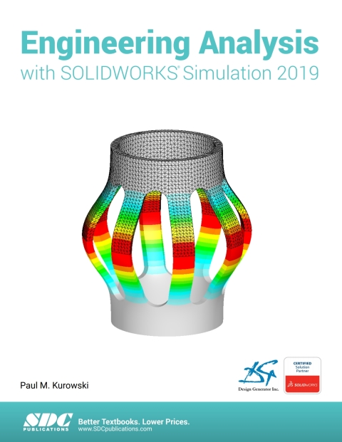 Cover image for book Engineering Analysis with SOLIDWORKS Simulation 2019