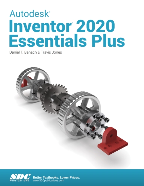 Cover image for book Autodesk Inventor 2020 Essentials Plus