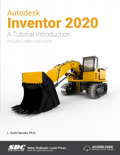 Cover image for book Autodesk Inventor 2020 A Tutorial Introduction