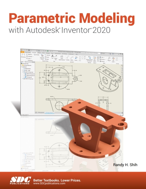 Cover image for book Parametric Modeling with Autodesk Inventor 2020