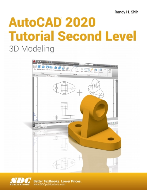 Cover image for book AutoCAD 2020 Tutorial Second Level 3D Modeling