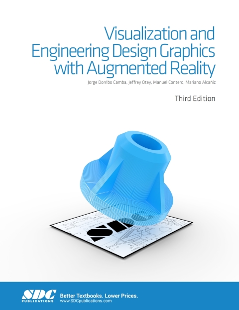 Cover image for book Visualization and Engineering Design Graphics with Augmented Reality Third Edition