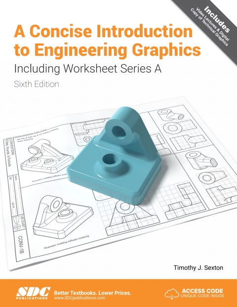 Cover image for book A Concise Introduction to Engineering Graphics Including Worksheet Series A