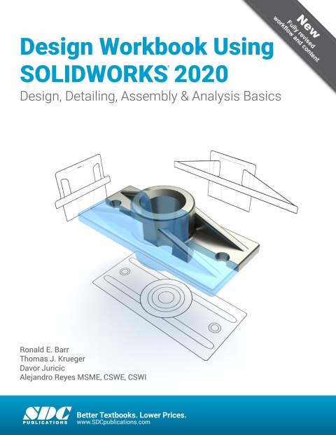 Cover image for book Design Workbook Using SOLIDWORKS 2020