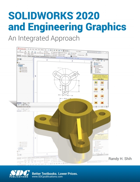 Cover image for book SOLIDWORKS 2020 and Engineering Graphics