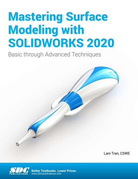 Cover image for book Mastering Surface Modeling with SOLIDWORKS 2020