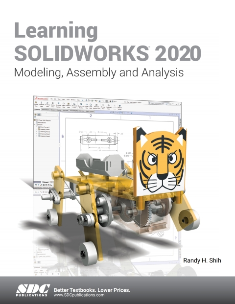 Cover image for book Learning SOLIDWORKS 2020