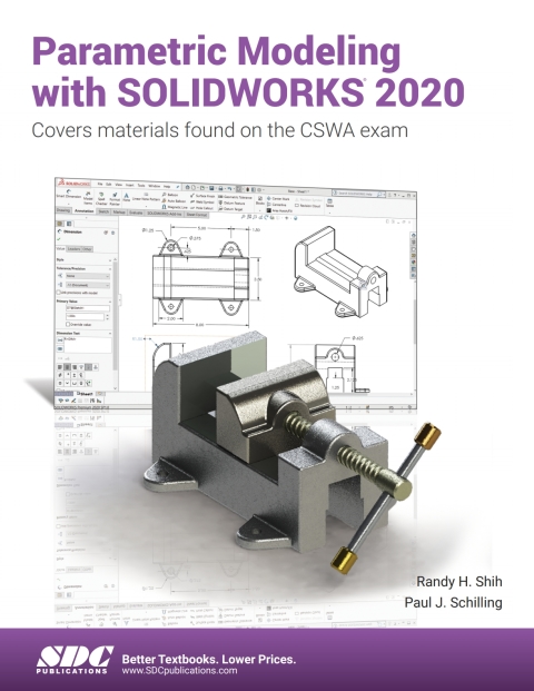 Cover image for book Parametric Modeling with SOLIDWORKS 2020