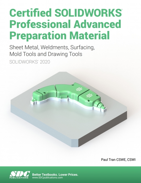 Cover image for book Certified SOLIDWORKS Professional Advanced Preparation Material (SOLIDWORKS 2020)