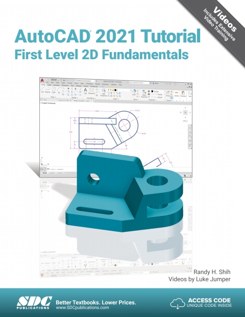 Cover image for book AutoCAD 2021 Tutorial First Level 2D Fundamentals