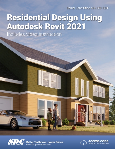 Cover image for book Residential Design Using Autodesk Revit 2021