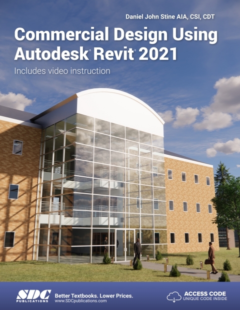Cover image for book Commercial Design Using Autodesk Revit 2021