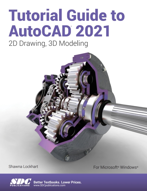 Cover image for book Tutorial Guide to AutoCAD 2021