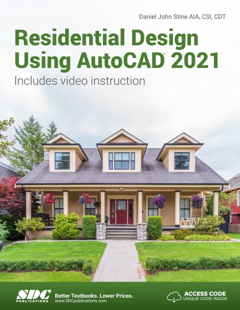 Cover image for book Residential Design Using AutoCAD 2021