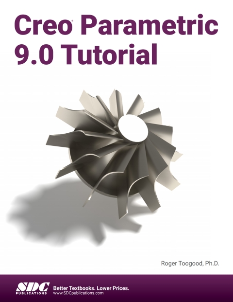 Cover image for book Creo Parametric 9.0 Tutorial