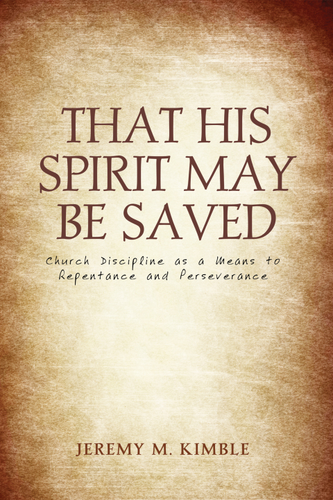 Cover image for book That His Spirit May Be Saved
