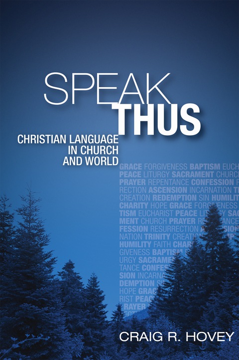 Cover image for book Speak Thus
