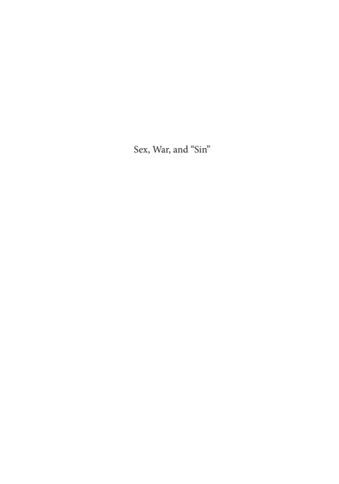 Cover image for book Sex, War, and "Sin"
