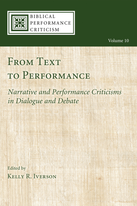 Cover image for book From Text to Performance