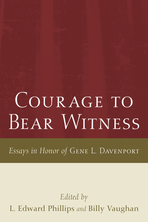 Cover image for book Courage to Bear Witness