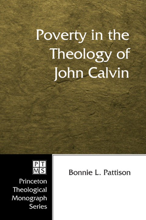 Cover image for book Poverty in the Theology of John Calvin