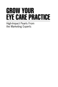 Cover image: Grow Your Eye Care Practice 9781630917296