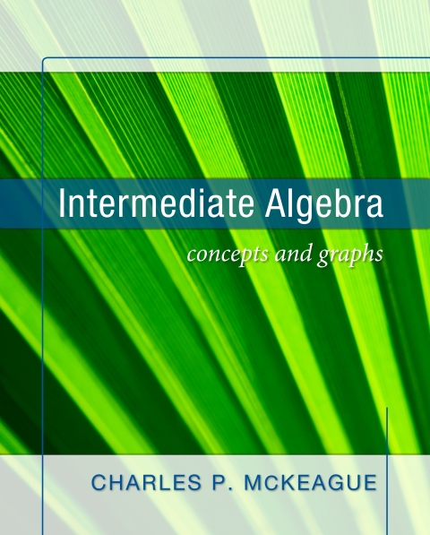 Cover image for book Intermediate Algebra: Concept and Graphs