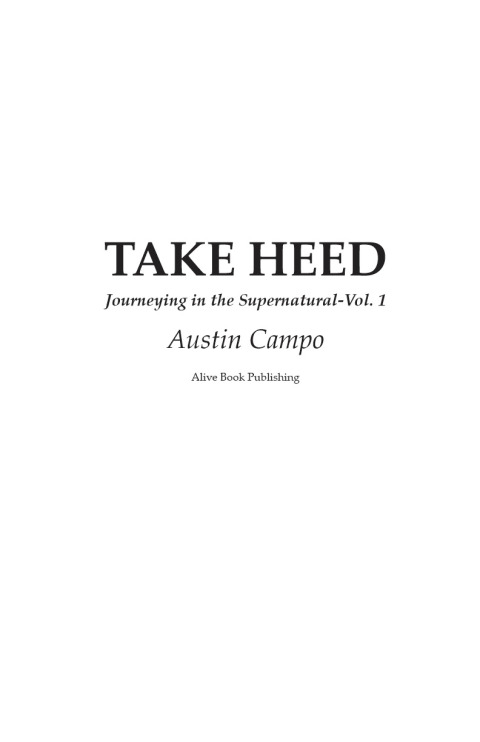 Cover image for book Take Heed