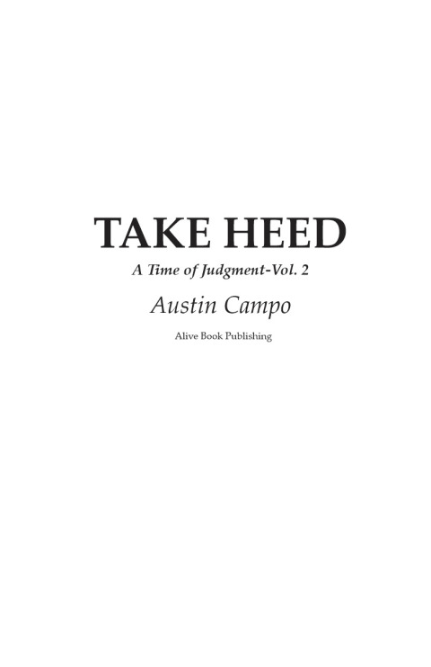 Cover image for book Take Heed